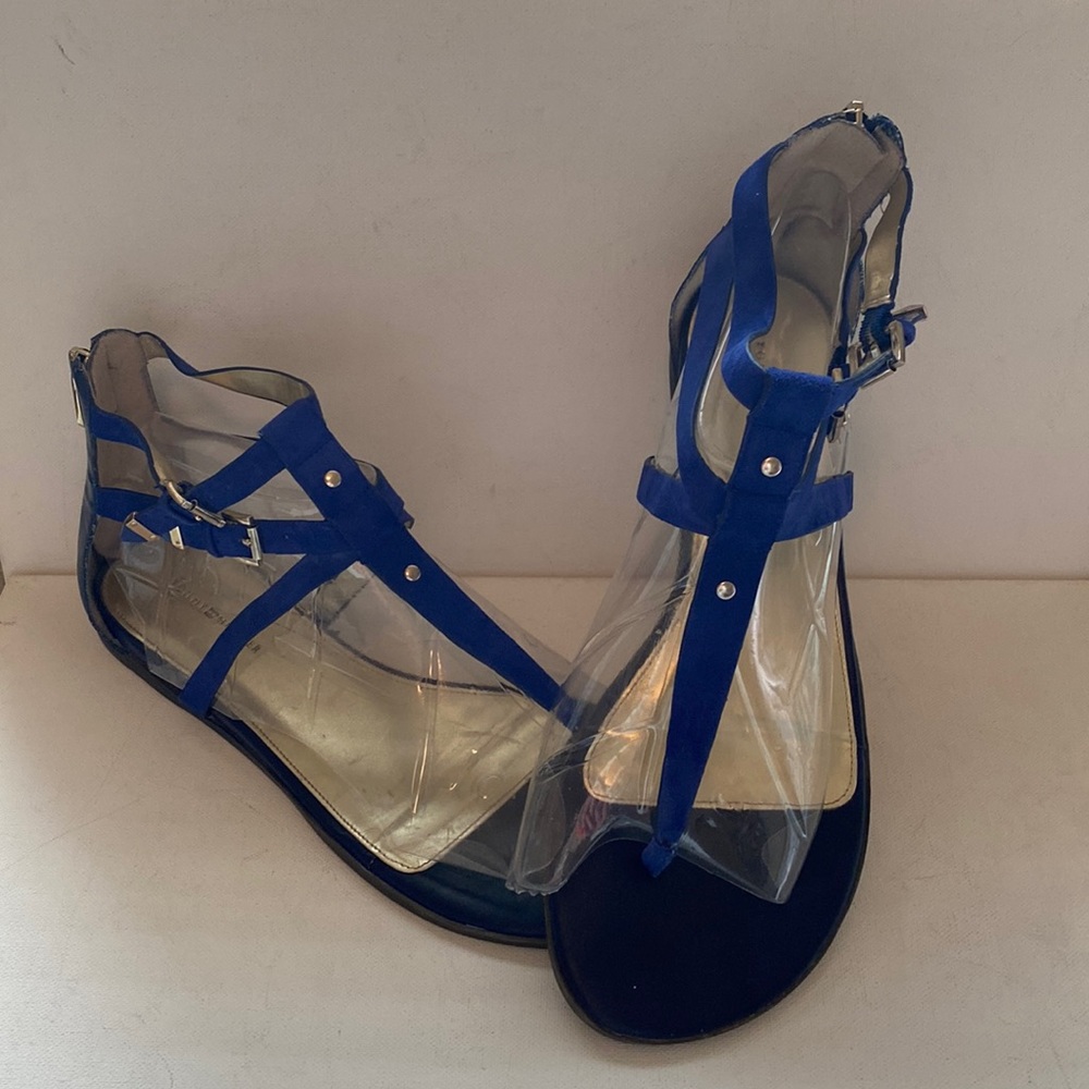 TOMMY HILFIGER GLADIATOR LOOK BLUE SANDALS!